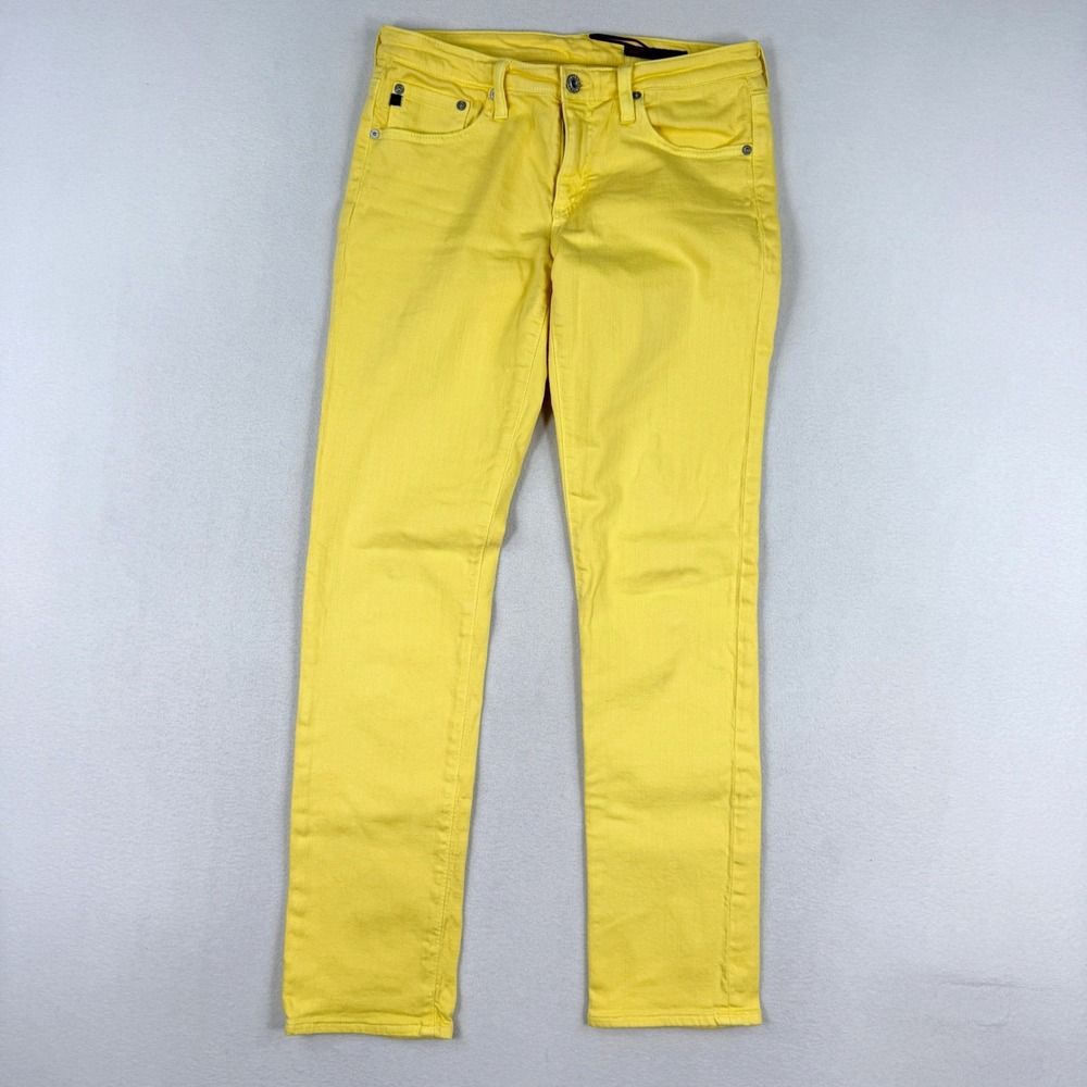 AG Slim Jeans Size‎ 29 Womens Gold Yellow Made Usa